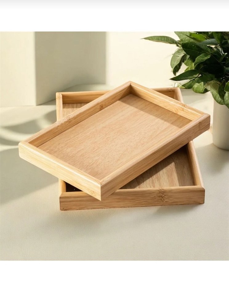 2li Ahşap Tepsi - Görsel 2