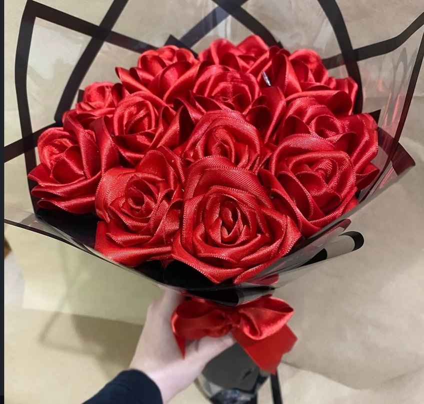 Kırmızı Solmayan Gül buketi - Görsel 2