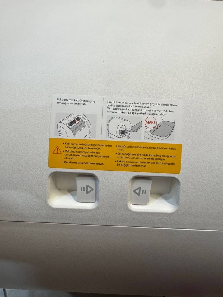 UBPot Beyaz Otomatik Kedi Tuvaleti - Görsel 5