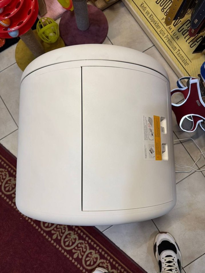 UBPot Beyaz Otomatik Kedi Tuvaleti - Görsel 4