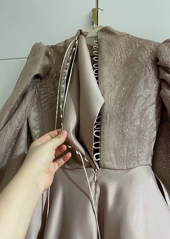 Pudra Kadın  Abiye Elbise - Görsel 3