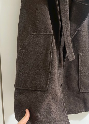 Kahverengi Kemerli Yün Yelek - Görsel 2