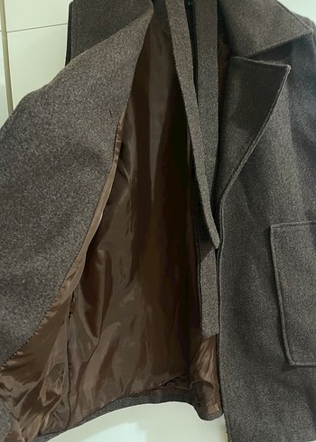 Kahverengi Kemerli Yün Yelek - Görsel 3