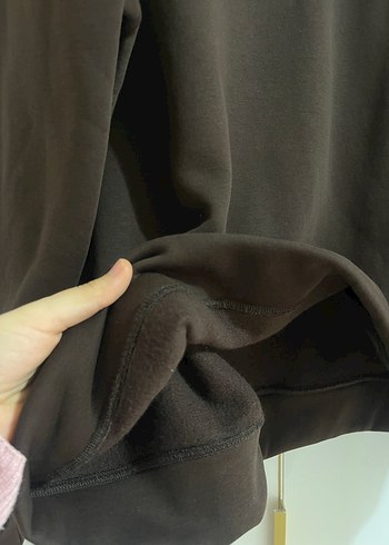 Kahverengi sweat - Görsel 3