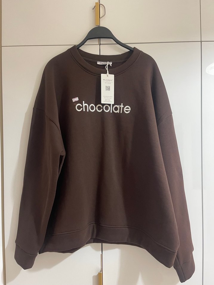 Kahverengi sweat - Görsel 5