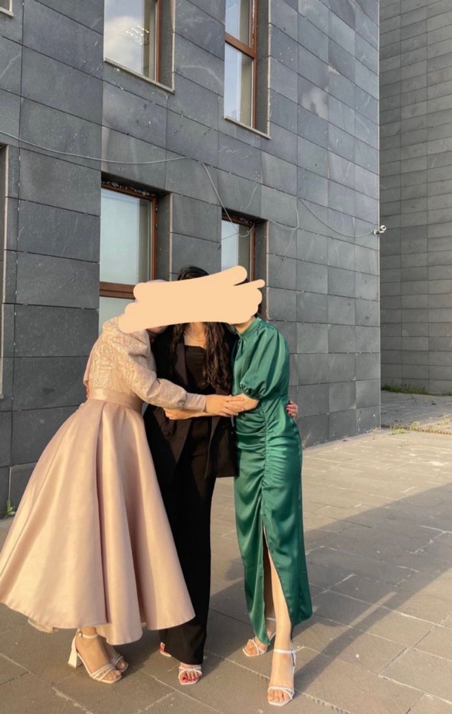 Tesettür midi boy abiye - Görsel 3