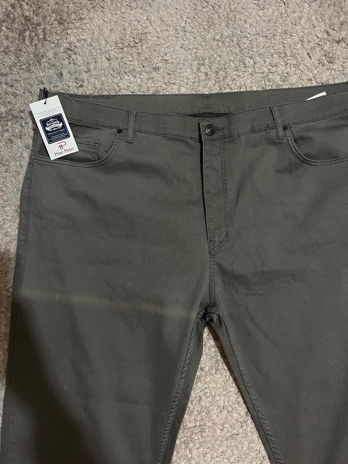 Gri battal Erkek  pantolon - Görsel 2