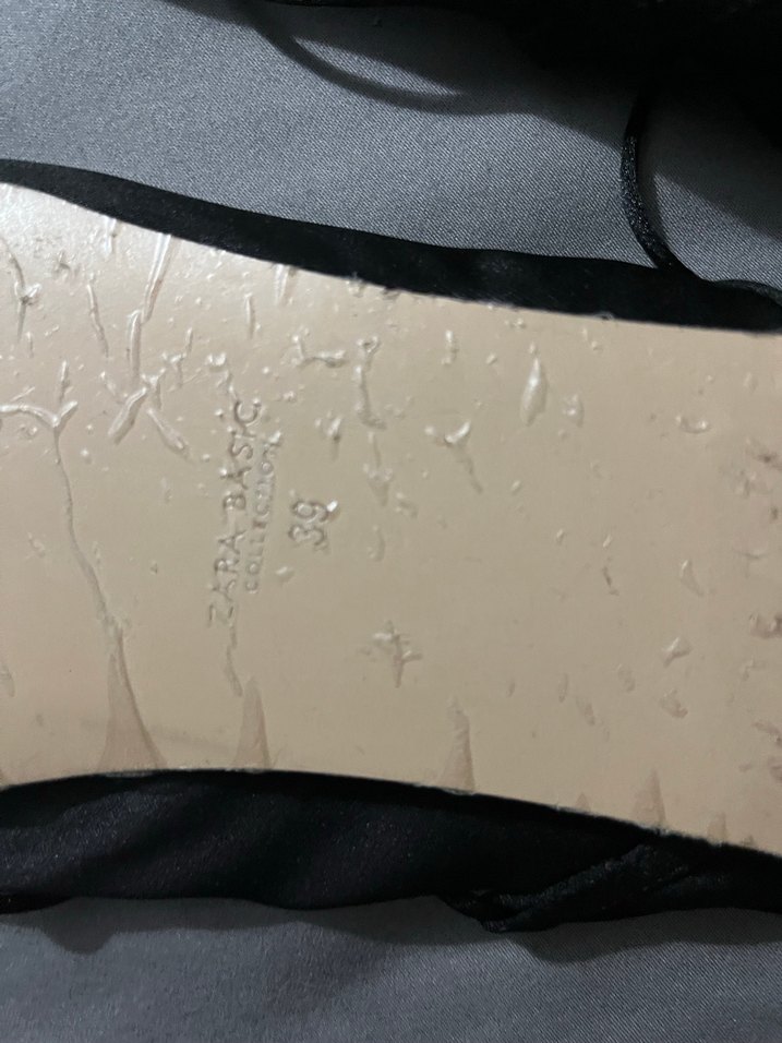 Zara Siyah Süet Stiletto Topuklu Kadın Ayakkabı - Görsel 5