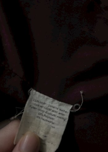 Bordo Grunge Punk Erkek Rozeti - Görsel 3