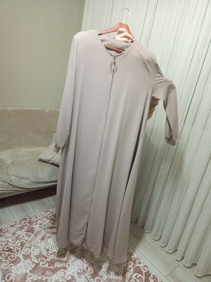 Bej Uzun Kollu pardesü - Görsel 3