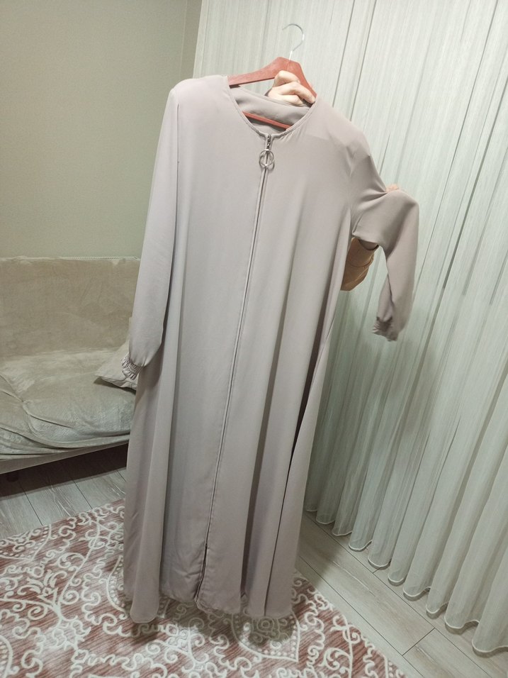 Bej Uzun Kollu pardesü - Görsel 2