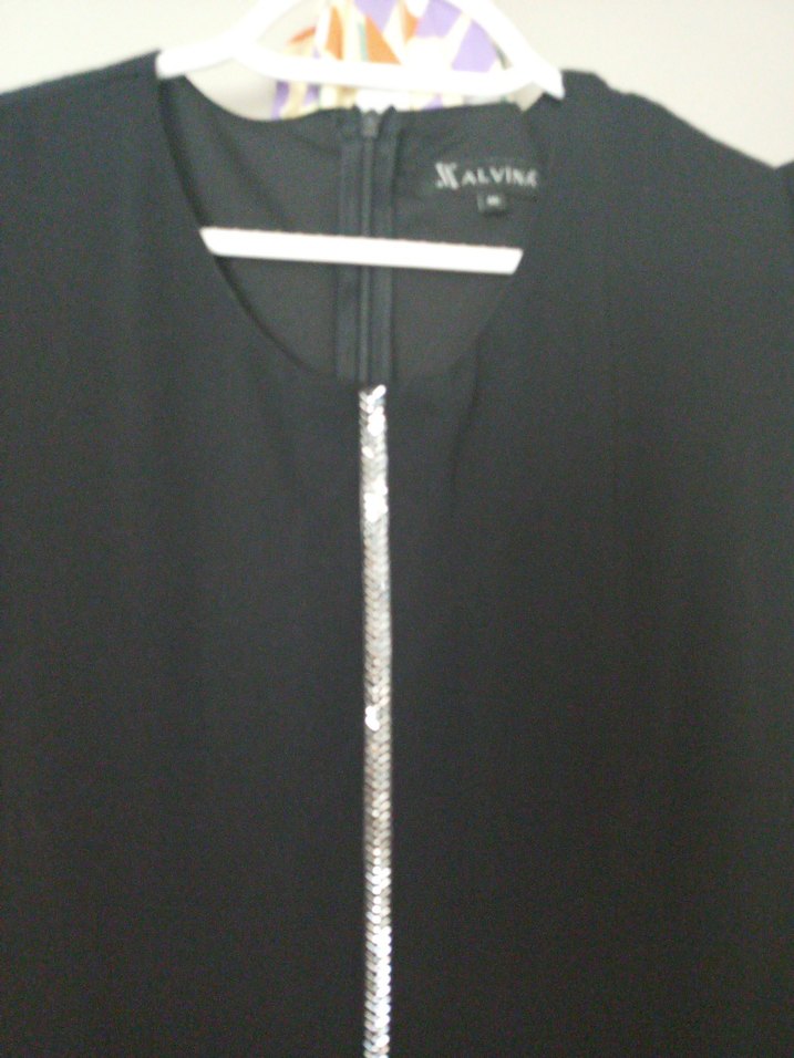 Uzun Siyah  Kadın abi'ye Elbise - Görsel 5