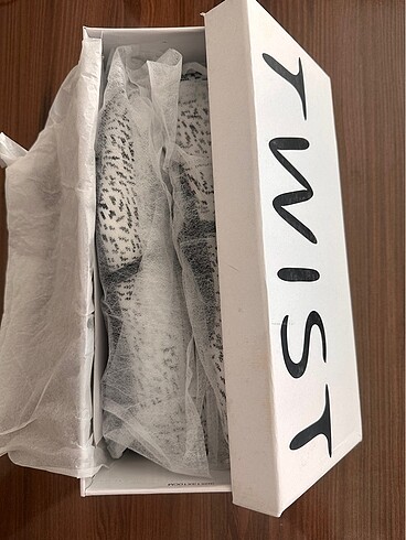 40 Beden Twist kontrast renkli babet