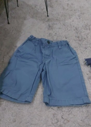 Erkek Çocuk Mavi Bol Kesim Denim Şort - Görsel 2