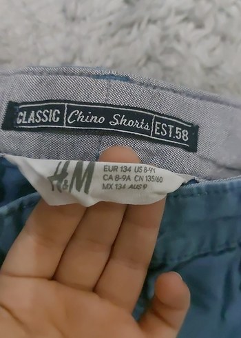 Erkek Çocuk Mavi Bol Kesim Denim Şort - Görsel 3