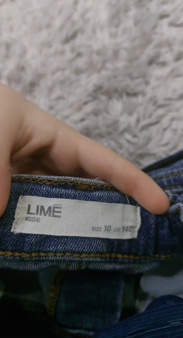 lacivert  Erkek Çocuk Bol Kesim Denim Pantolon - Görsel 2