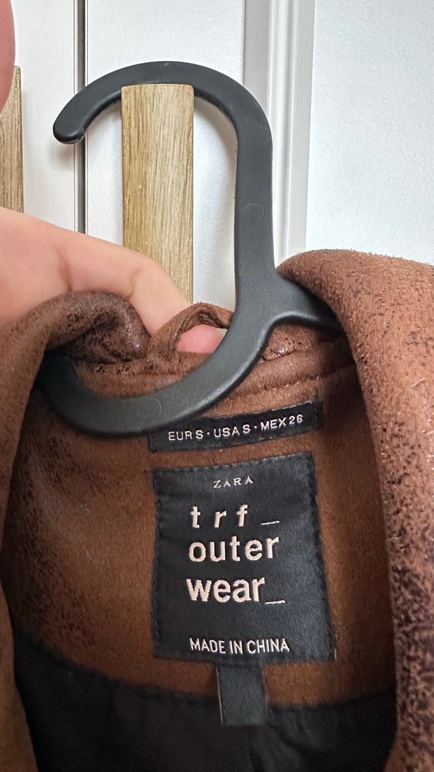 Kahverengi Deri Biker Ceket Kadın - Görsel 2