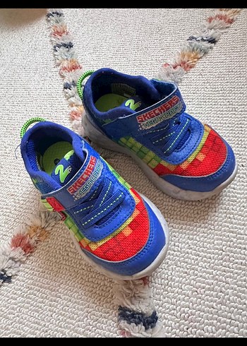 Çok Renkli Erkek Çocuk Spor Ayakkabı Velcro - Görsel 2