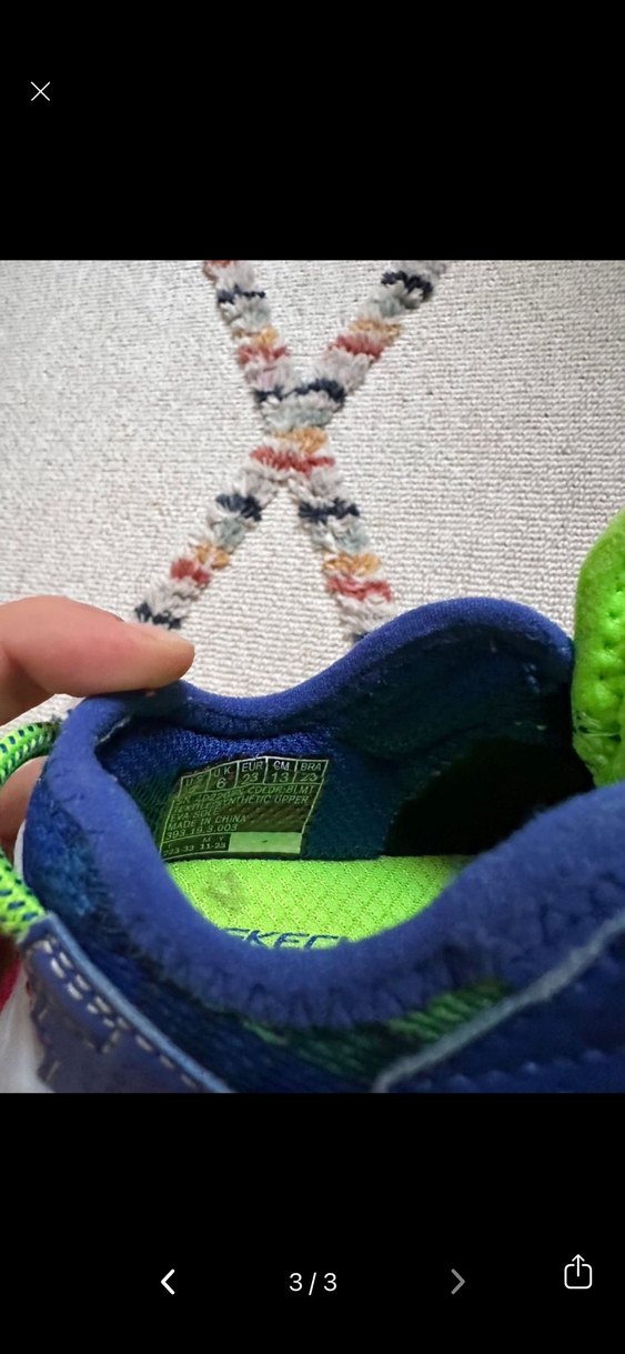 Çok Renkli Erkek Çocuk Spor Ayakkabı Velcro - Görsel 3