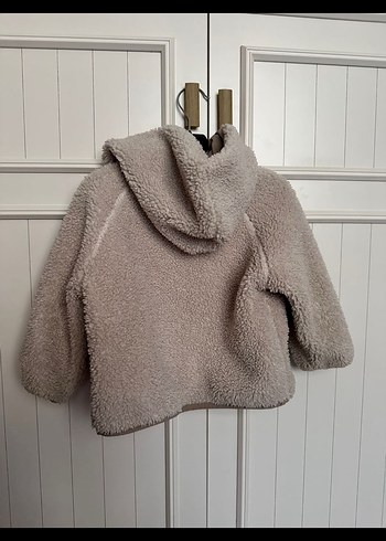 Bej Peluş Erkek Çocuk Mont - Görsel 3