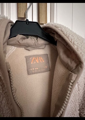 Bej Peluş Erkek Çocuk Mont - Görsel 2