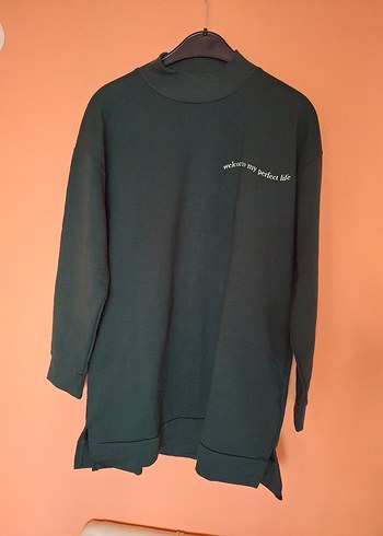 Kadın Yeşil Uzun Kollu Sweatshirt - Görsel 2