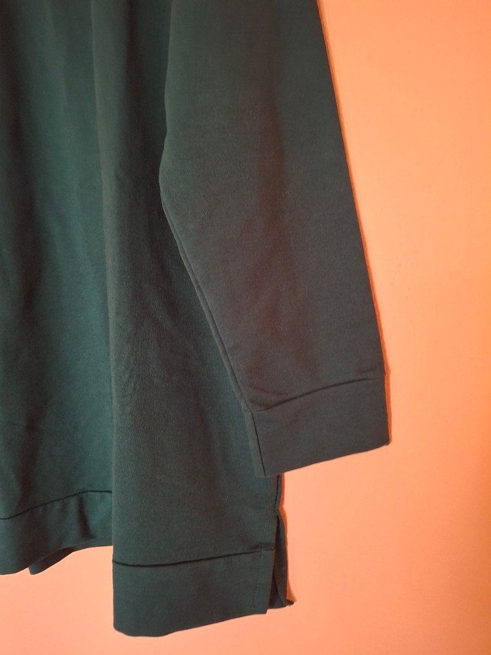 Kadın Yeşil Uzun Kollu Sweatshirt - Görsel 3