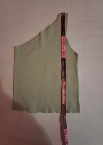 Yeşil Tek Omuz Bluz - Görsel 9