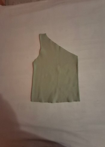 Yeşil Tek Omuz Bluz - Görsel 6