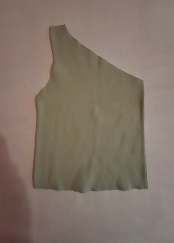 Yeşil Tek Omuz Bluz - Görsel 3