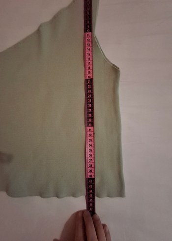 Yeşil Tek Omuz Bluz - Görsel 8