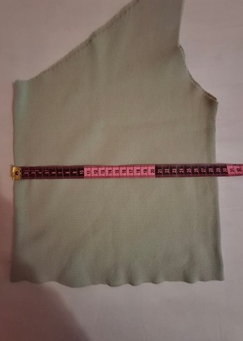 Yeşil Tek Omuz Bluz - Görsel 7