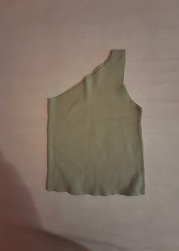 Yeşil Tek Omuz Bluz - Görsel 2