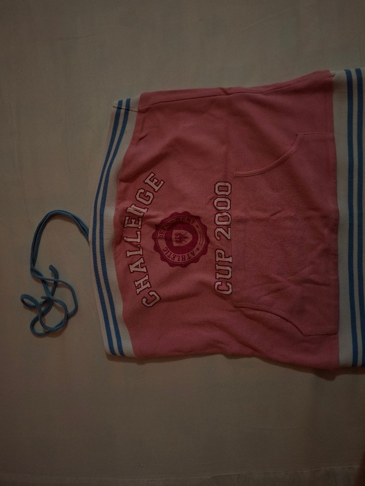 Pembe Baskılı Straplez - Görsel 4