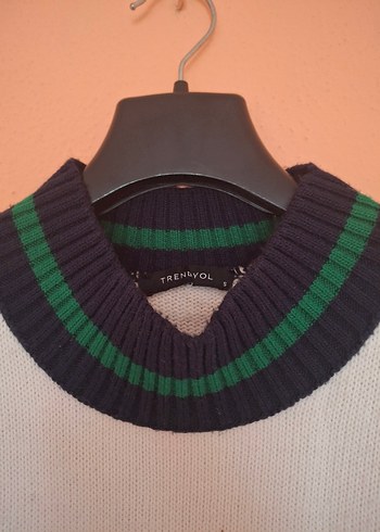 Gri Renkli Triko Kadın Süveter - Görsel 3