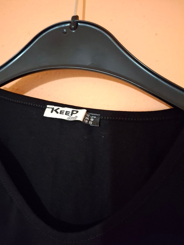 V Yaka Siyah Kadın Bluz - Görsel 5