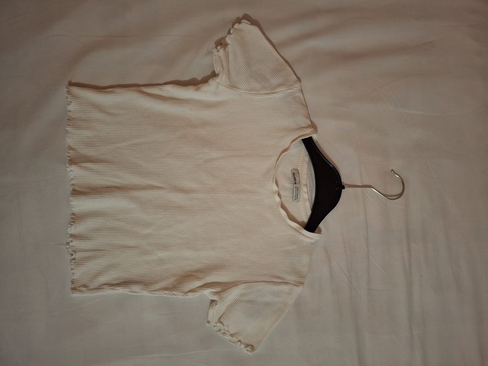 Beyaz Kısa Kollu Tişört - Görsel 5