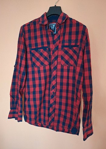 LCW TEEN Kırmızı Ekose Erkek Gömlek - Görsel 4