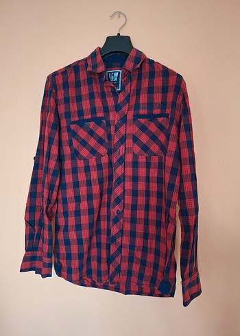 LCW TEEN Kırmızı Ekose Erkek Gömlek - Görsel 2