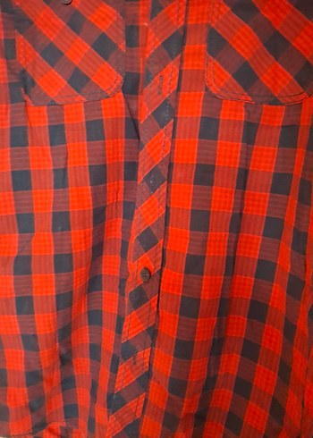 LCW TEEN Kırmızı Ekose Erkek Gömlek - Görsel 5