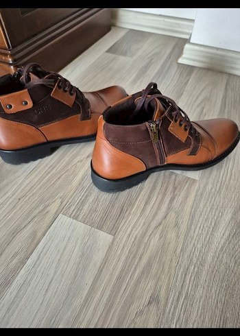 Kahverengi Deri Erkek Bot - Görsel 4