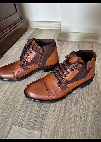 Kahverengi Deri Erkek Bot - Görsel 3