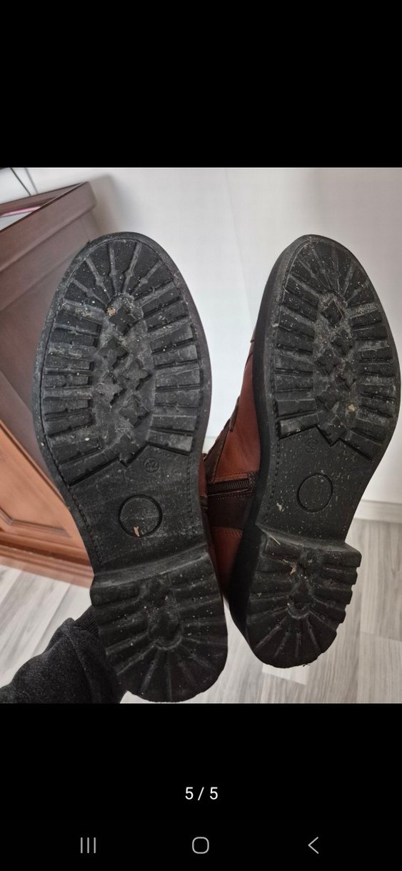 Kahverengi Deri Erkek Bot - Görsel 5