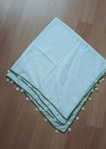 Çiçek Desenli Fırfırlı Çok Renkli Kadın Fuları - Görsel 4