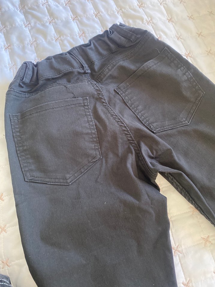 Siyah Düz Kesim Pantolon — görsel 2/3