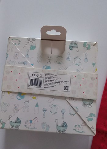 Mavi Pastel Desenli Muffin Seti - Görsel 2