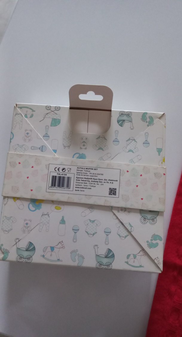 Mavi Pastel Desenli Muffin Seti - Görsel 2