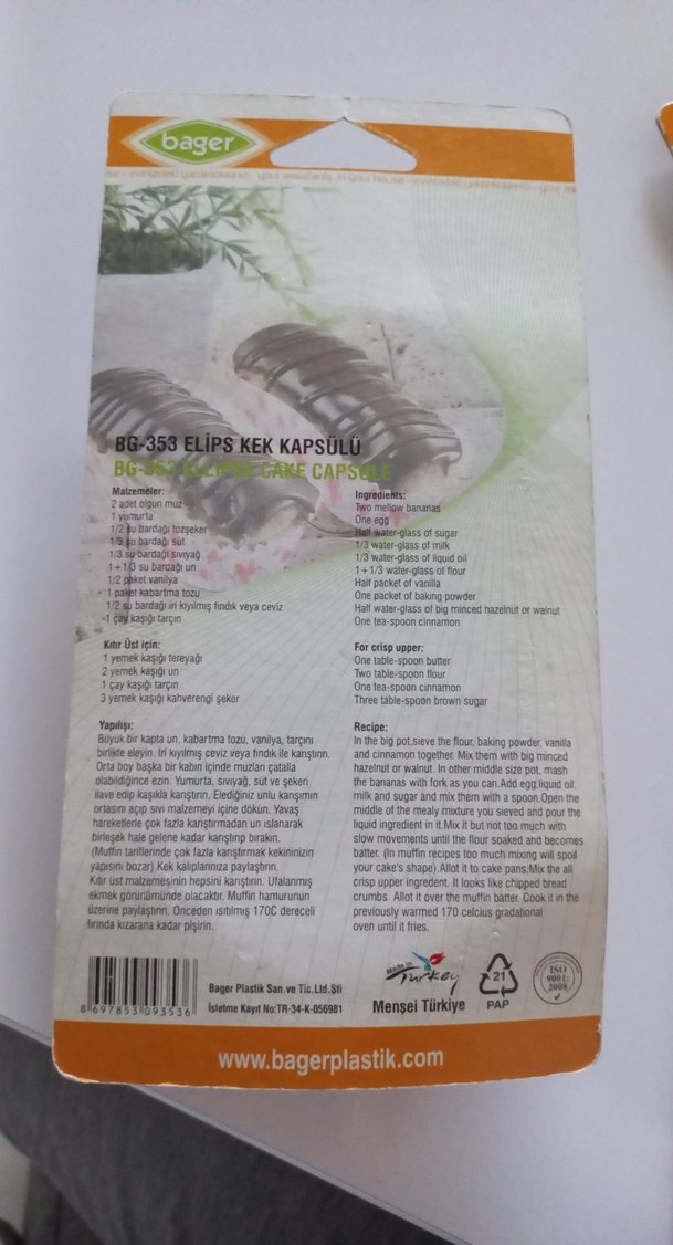 Renkli Pembe Kek Kapsülü - Görsel 2