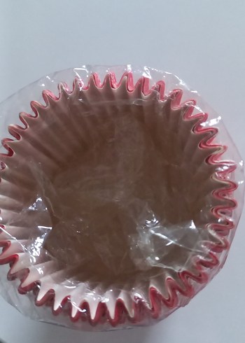 Kırmızı Renkli Parti Muffin Kapları - Görsel 3