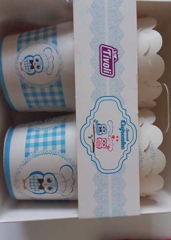 Mavi Cupcake Kalıpları Seti - Görsel 3